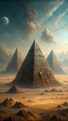 three-giant-pyramids-in-the-desert--hyper-realisti